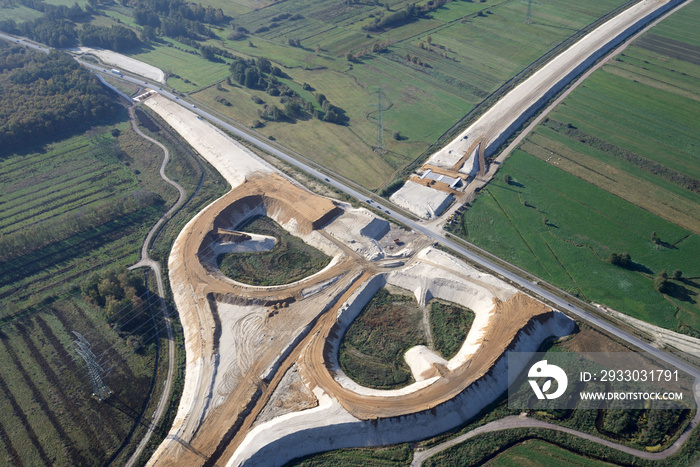 Autobahnbaustelle A26 bei Neu Wulmstorf