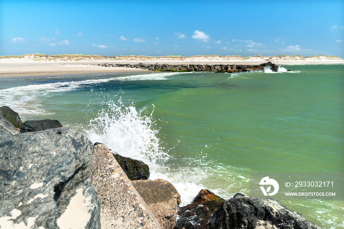 Strand bei Agger Tange, Nordjütland, Dänemark