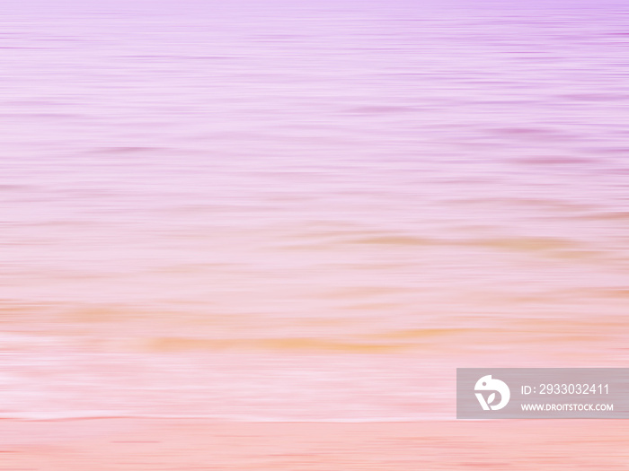 Abstract pink tropical beach background. motion blur