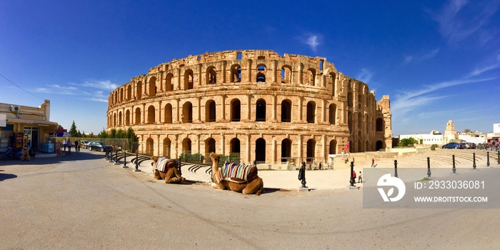 El Jem colosseum in Tunisi