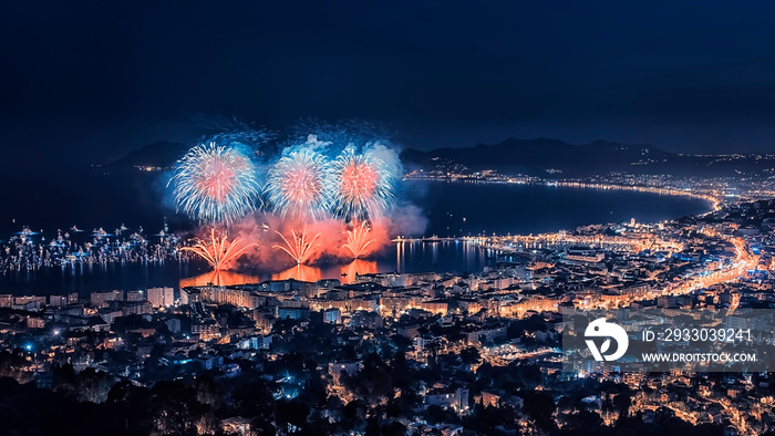 The city of Cannes on the French Riviera