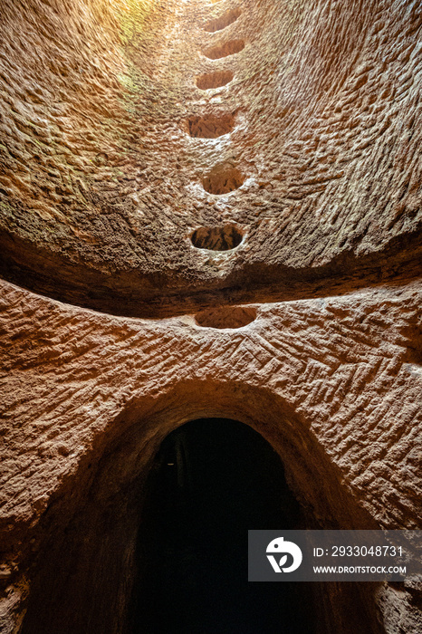 acueducto de Tiermes, Yacimiento arqueológico de Tiermes, Soria,  comunidad autónoma de Castilla y León, Spain, Europe