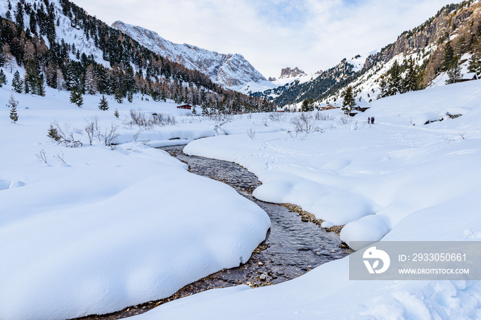 Val Duron, Campitello di Fassa, Dolomiti, Alpi, Trentino Alto Adige