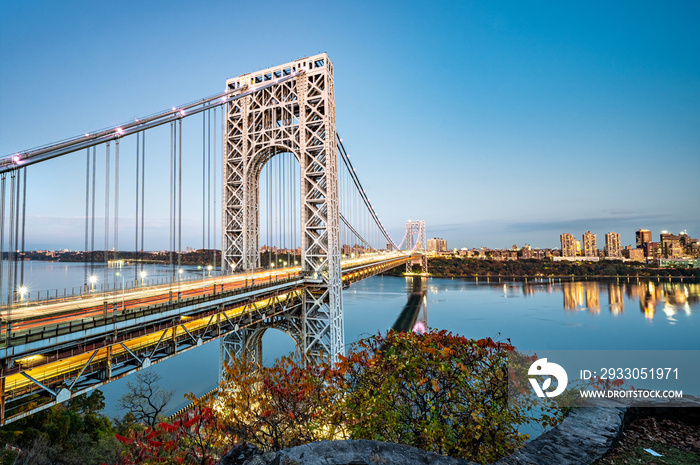 George Washington Bridge, Fort Lee, New Jersey.