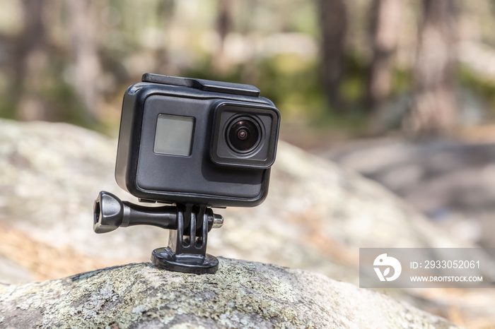 Action Camera in a Forest