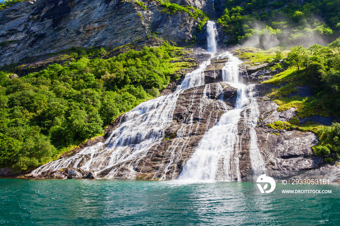 Geiranger at Geirangerfjord, Norway