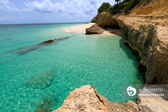 rocky anguilla beach