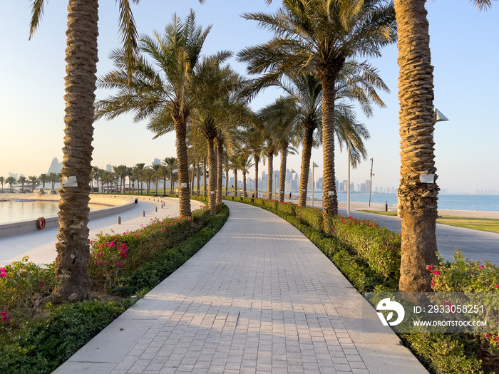 Mia Park at Museum of Islamic Art in Doha, Qatar