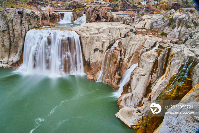 Shoshone Falls in Idaho during early spring