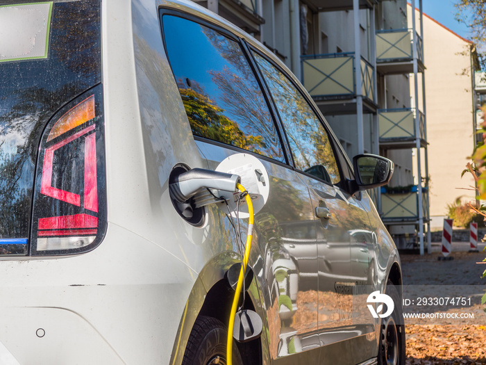 Elektroauto in der Ladestation