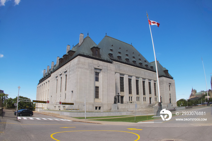 Supreme Court of Canada building on a sunny day