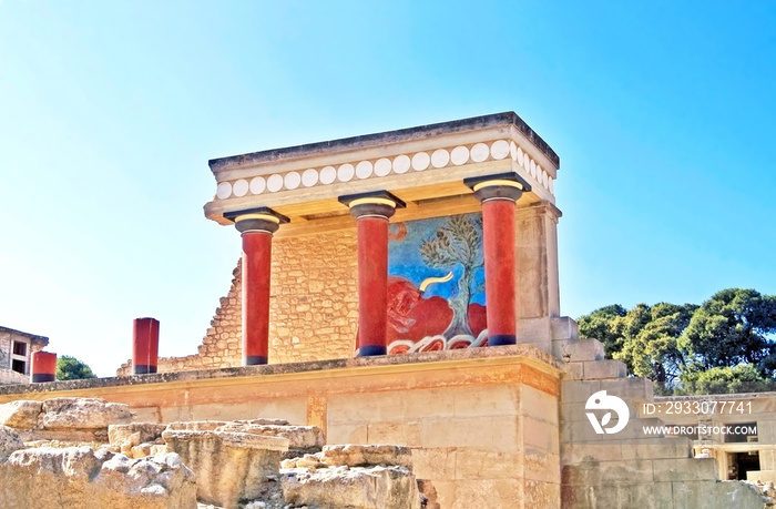 Ruins of the Knossos palace