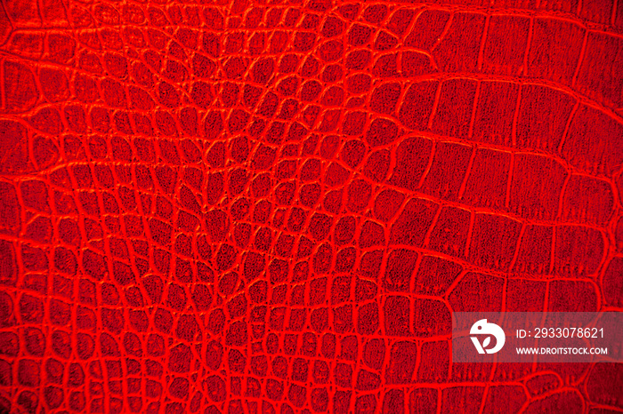 Red skin leather texture