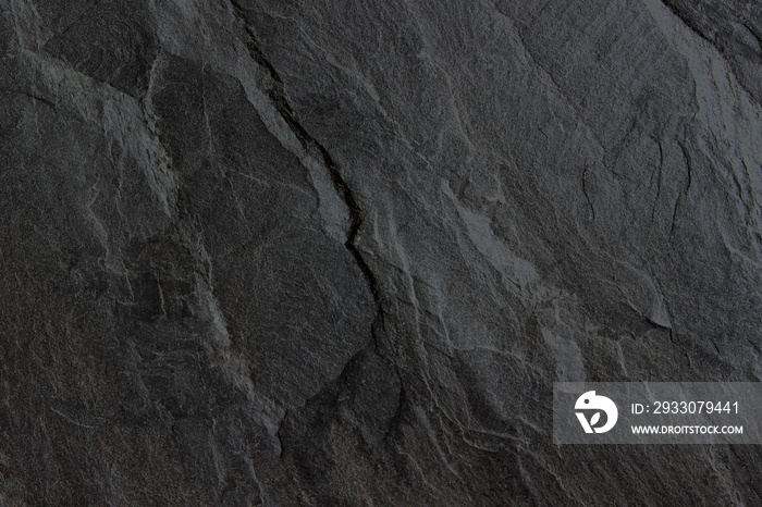 Dark grey black slate background or texture