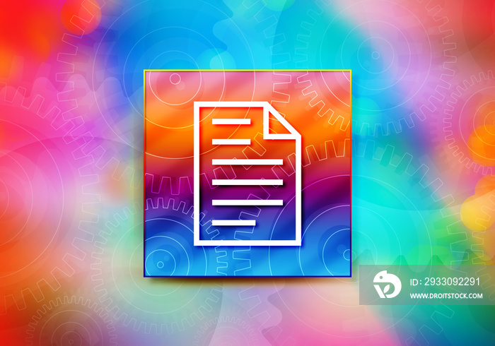 Page icon abstract colorful background bokeh design illustration