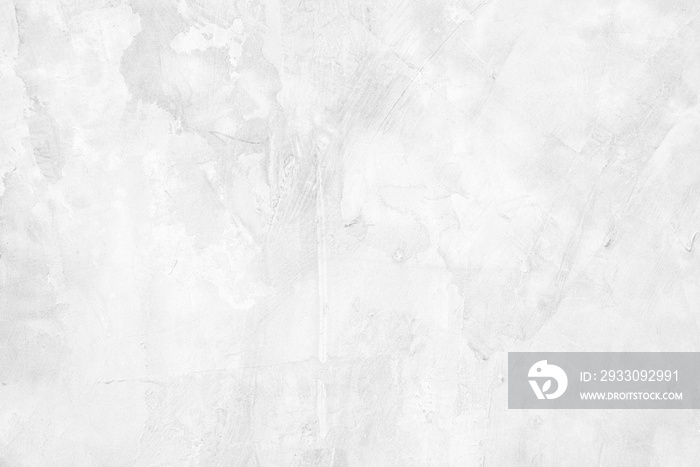 Abstract art pattern grunge white, gray cement or concrete wall texture background with empty space for text.