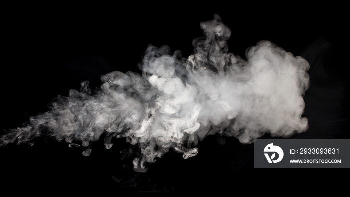 Abstract smoke on a dark background