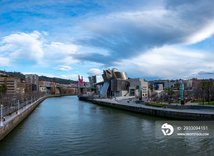 Guggenheim Museum Bilbao is museum of modern and contemporary art, designed by Canadian-American architect Frank Gehry.