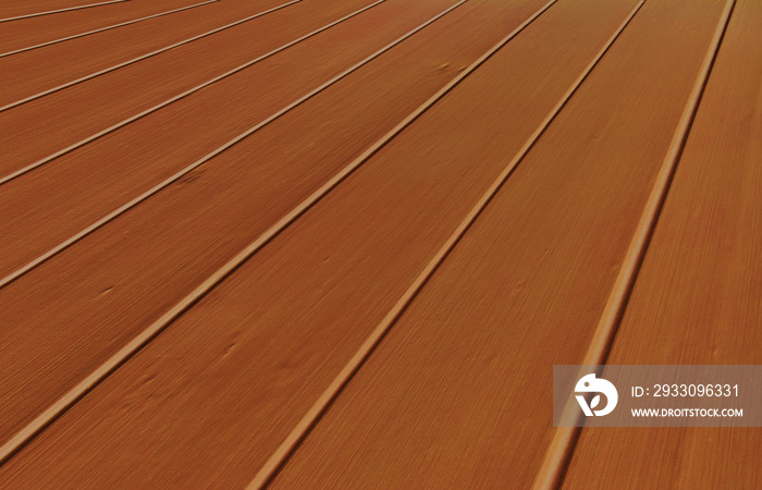 Red cedar wooden floorboards in closeup for a background