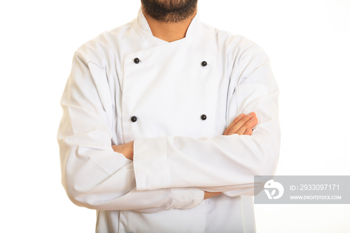 Chef isolated on white background