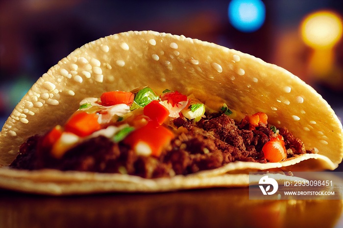 Midjourney render of a taco