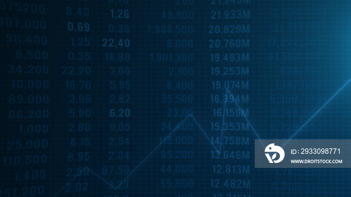 Stock market financial analysis indicator background - Business and Finance Technology Concecpt