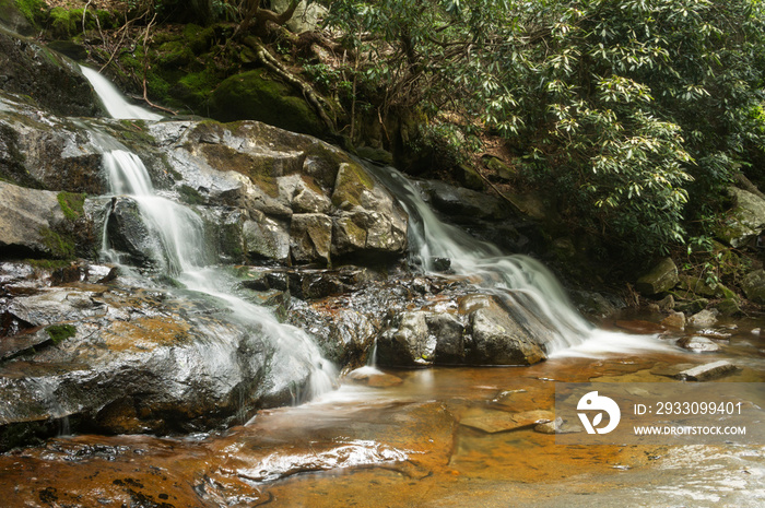 Waterfall at Great Smoky Mountains National Park, Tennessee