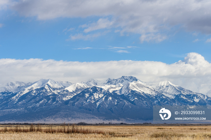 Blanca Peak in the Sangre De Cristo Mountains of Colorado.