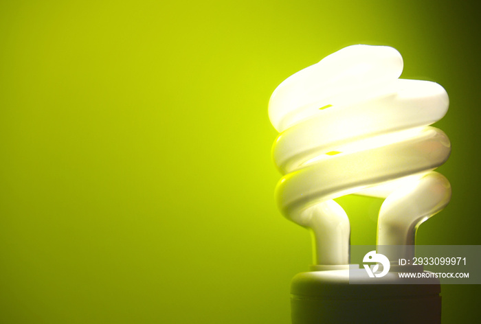 Green Light Bulb Energy