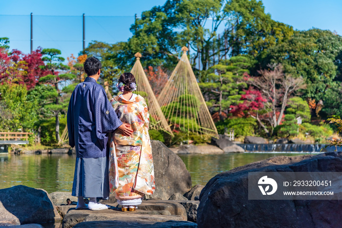 結婚の記念撮影