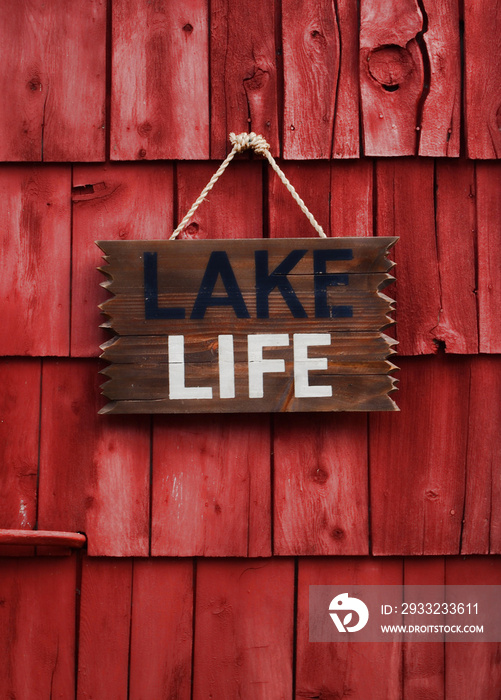 Lake life sign