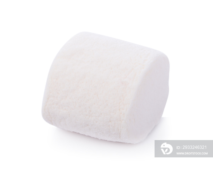 white marshmallows on white background