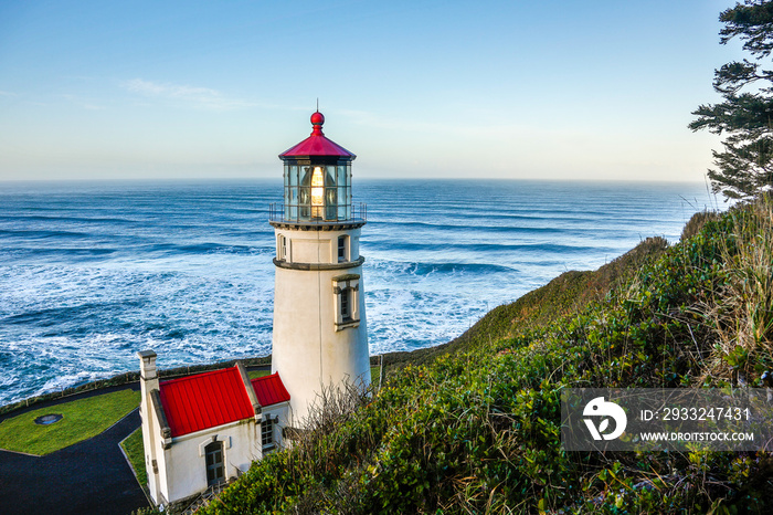 Heceta Head Lighthouse near Florence, Oregon.