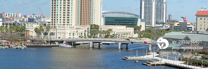 Harbor Island Bridge in Tampa, FL.