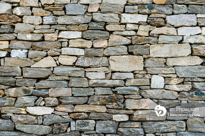 old rock stone wall texture background.