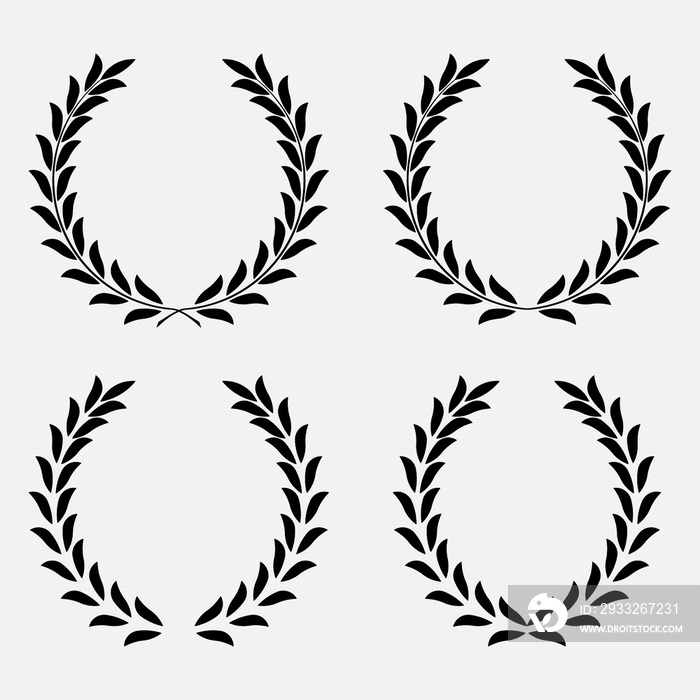 icon laurel wreath, spotrs design