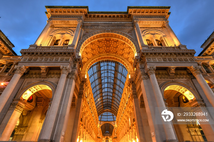 Vittorio Emanuele II Gallery - Milan, Italy