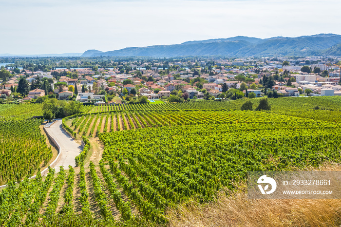 Tain lHermitage, route des vins des Côtes du Rhône, France