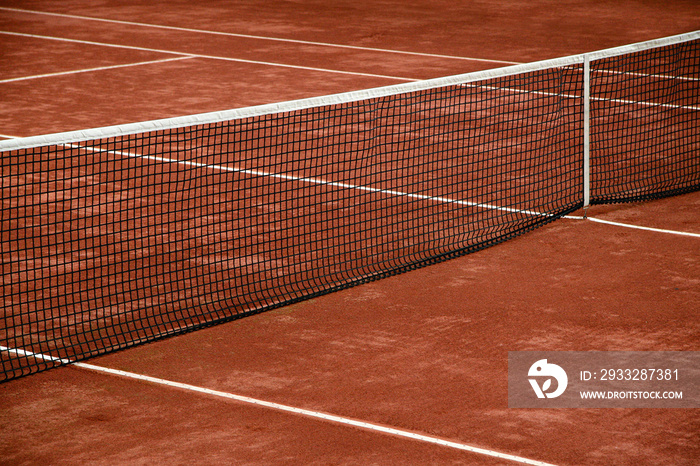 Red Clay Tennis Court