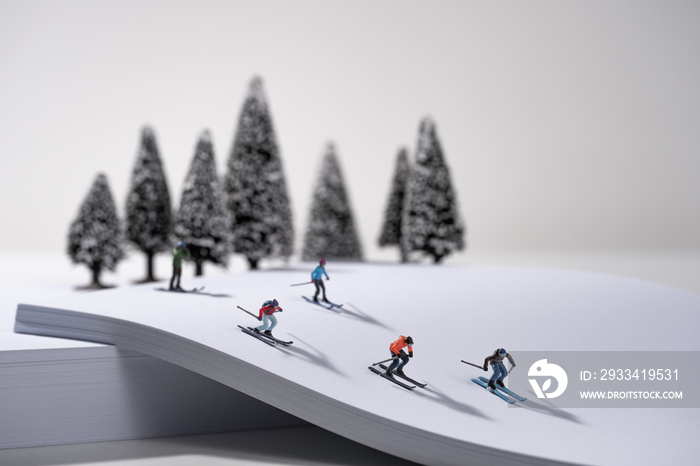 创意奥运滑雪