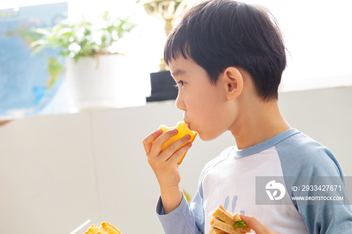 幼儿园小朋友用餐