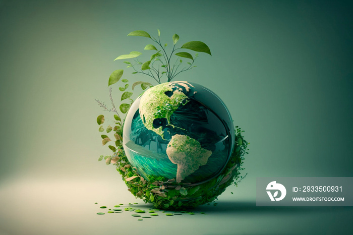 World environment and earth day concept with globe