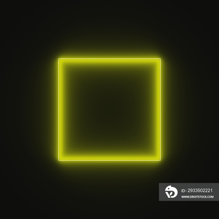 glowing yellow square