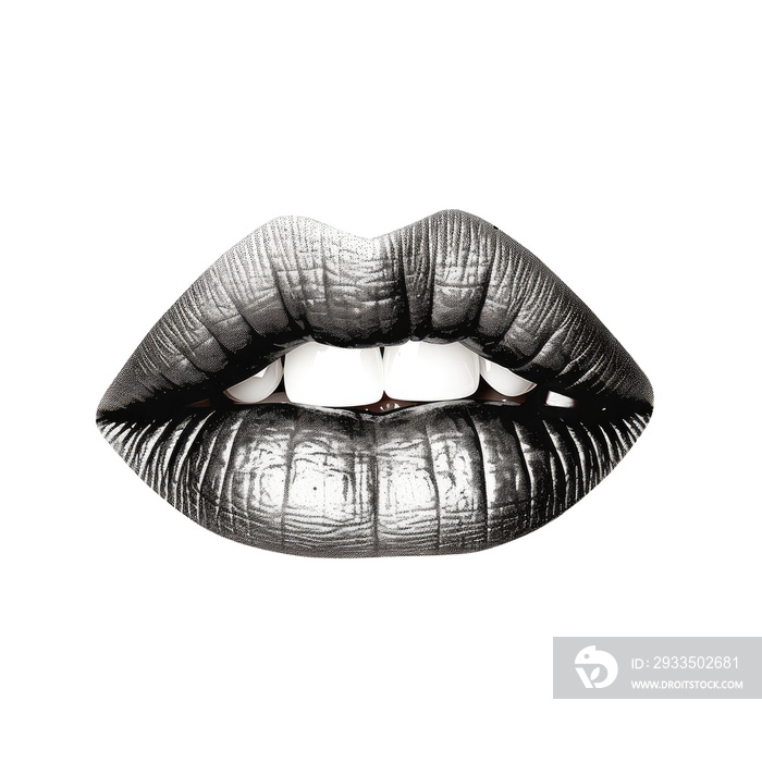 isolated lips illustration png transparent background, juicy lips