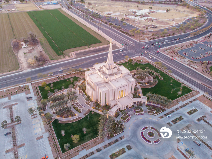 Aerial View of Gilbert Az