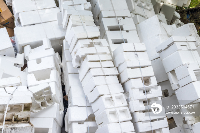 Find a way to dispose the white styrofoam