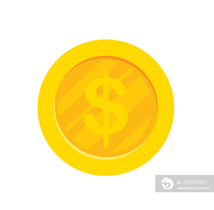 simple gold coin