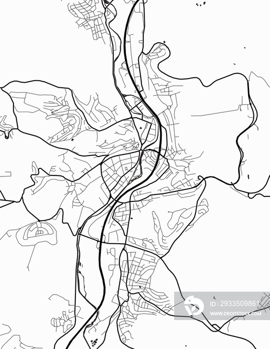 Marburg Germany City Map