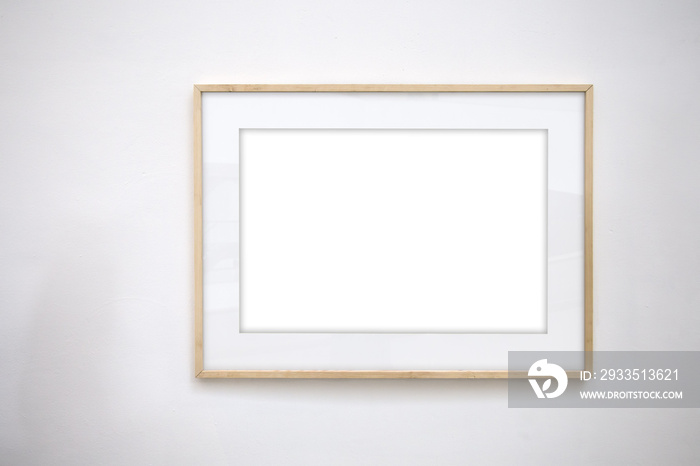 Blank photo frame