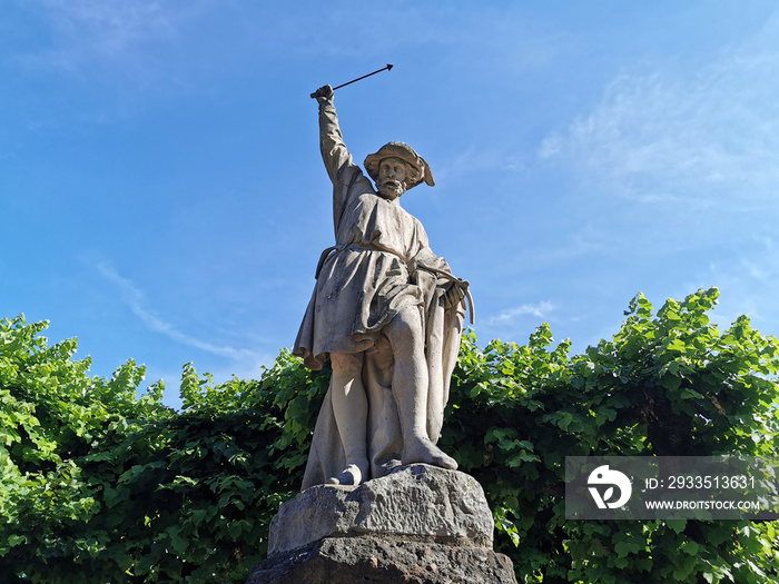 William tell statue sculpture in Lugano